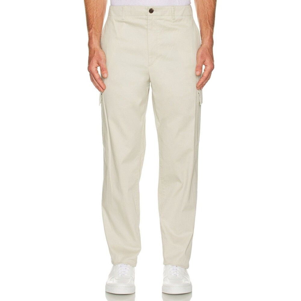 THEORY Pants Mens Size 38 Tan Cargo Drawstring Trouser CURTIS Hanson Twill $245